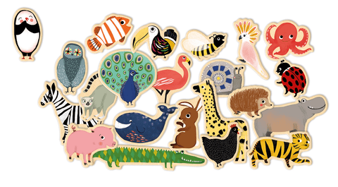 Wooden Magnets Magnimo