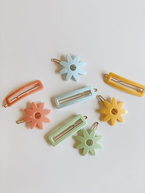 Star Flower Clip Set
