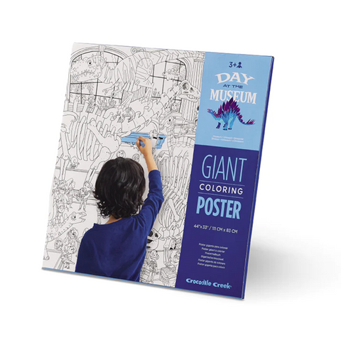 Giant Coloring Poster - Day At The Museum