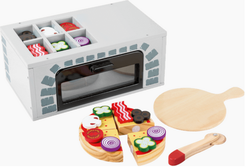 Wooden Pizza Oven Playset