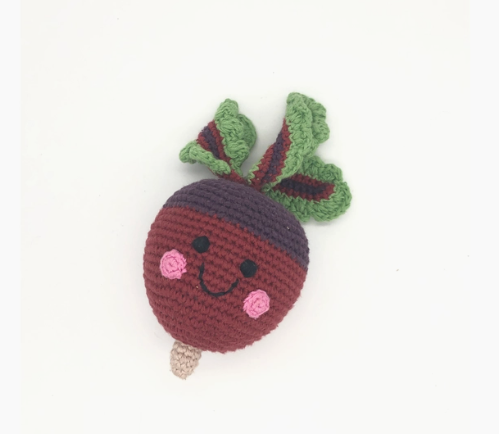 Crochet Fruits & Veggies Rattle