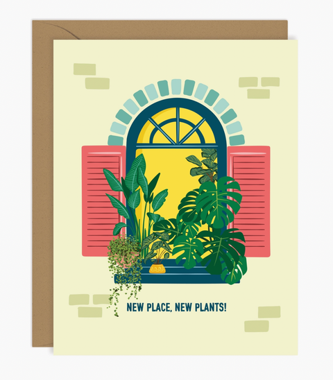 New Place, New Plants Card
