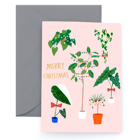 Botanical Xmas Holiday Card (Boxed Set of 8)