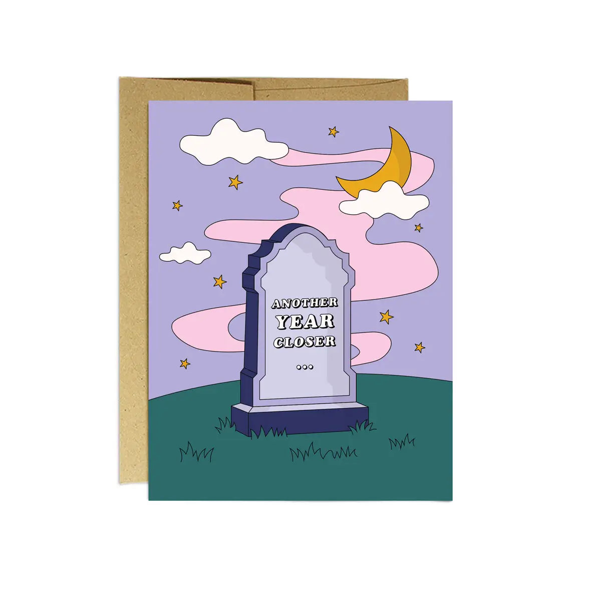 Another Year Closer (Head Stone) | Birthday Card