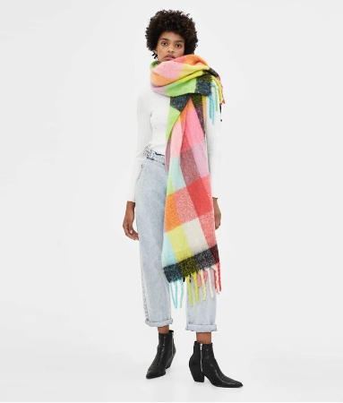Neon Blanket Scarf