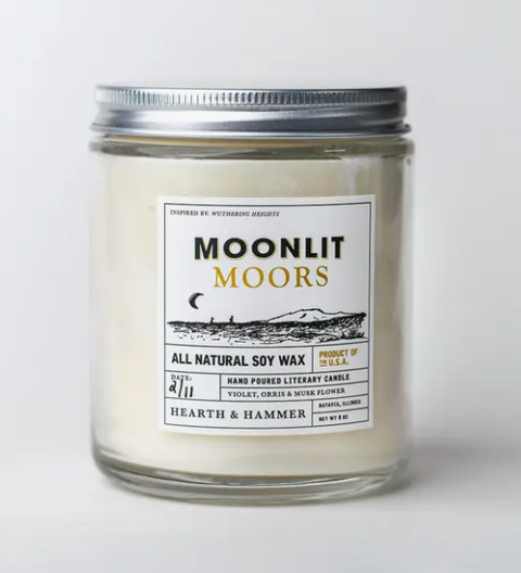 Moonlit Moors Literary Candle 8oz