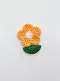 Embroidered Flower Sew-On Patch