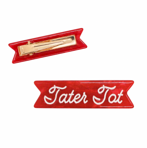 Tater Tot Hair Clip