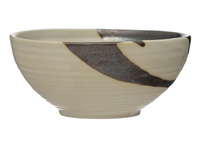 Hand-painted Stoneware Bowl