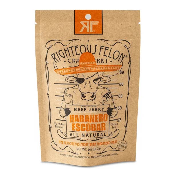 Righteous Felon | Habanero Escobar Beef Jerky