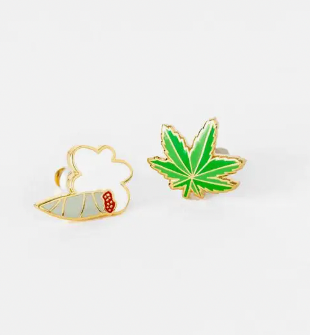 Weed Earrings