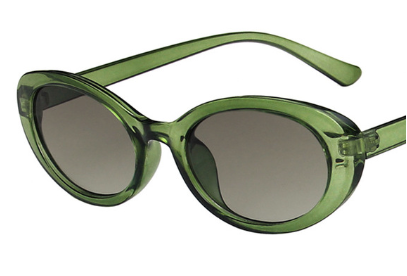 Retro Goggle Sunglasses  - Green
