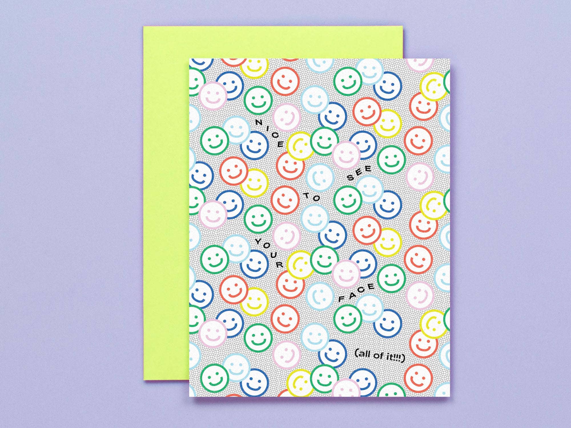 All of Your Face Friendship Card