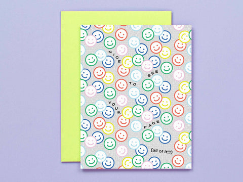 All of Your Face Friendship Card