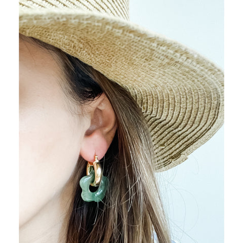 Floral Hoop | Emerald