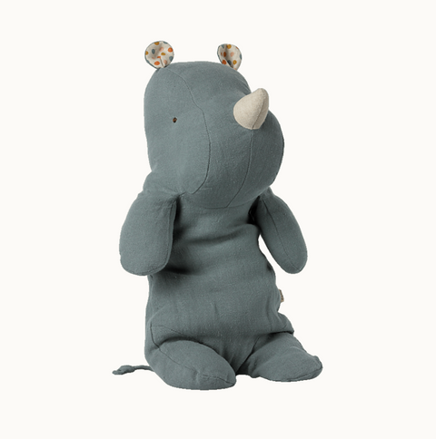 Safari Friends, Medium, Rhino - Dusty