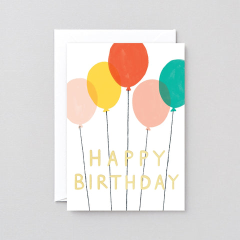 Happy Birthday Balloons  Card
