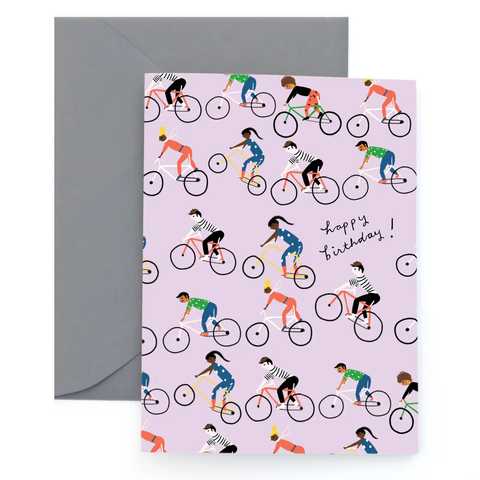 Cycle Gang Birthday Card