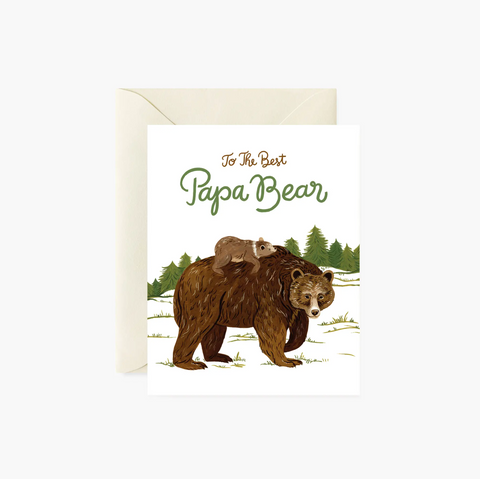 Papa Bear Card