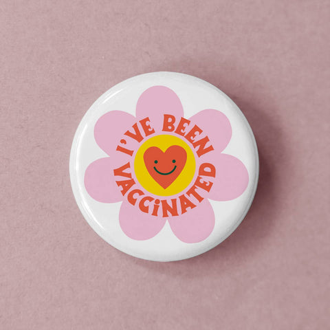 Vaccinated Button