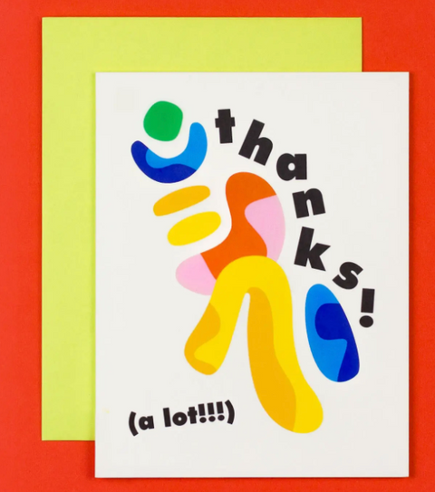 Thanks A Lot Card