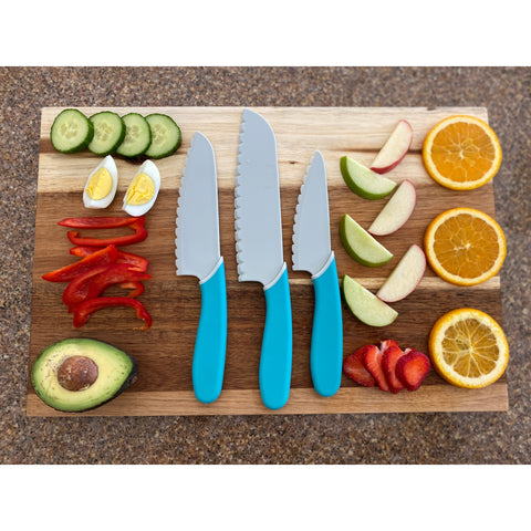 3pc Chef's Kid Safe Knife Set