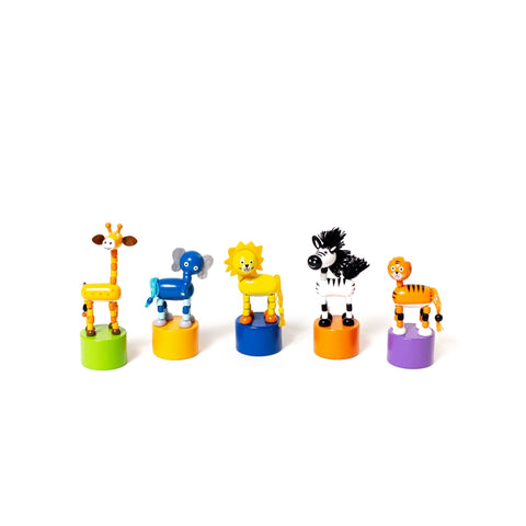 Safari Push Puppets Assorted
