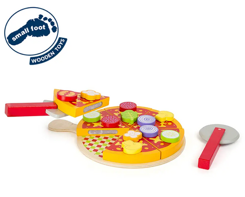 Wooden Pizza Cutting Playset