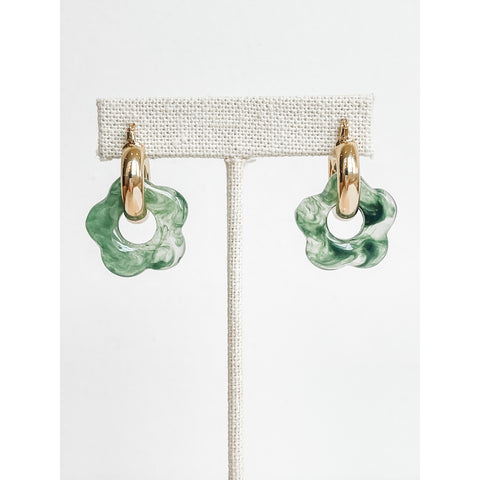 Floral Hoop | Emerald