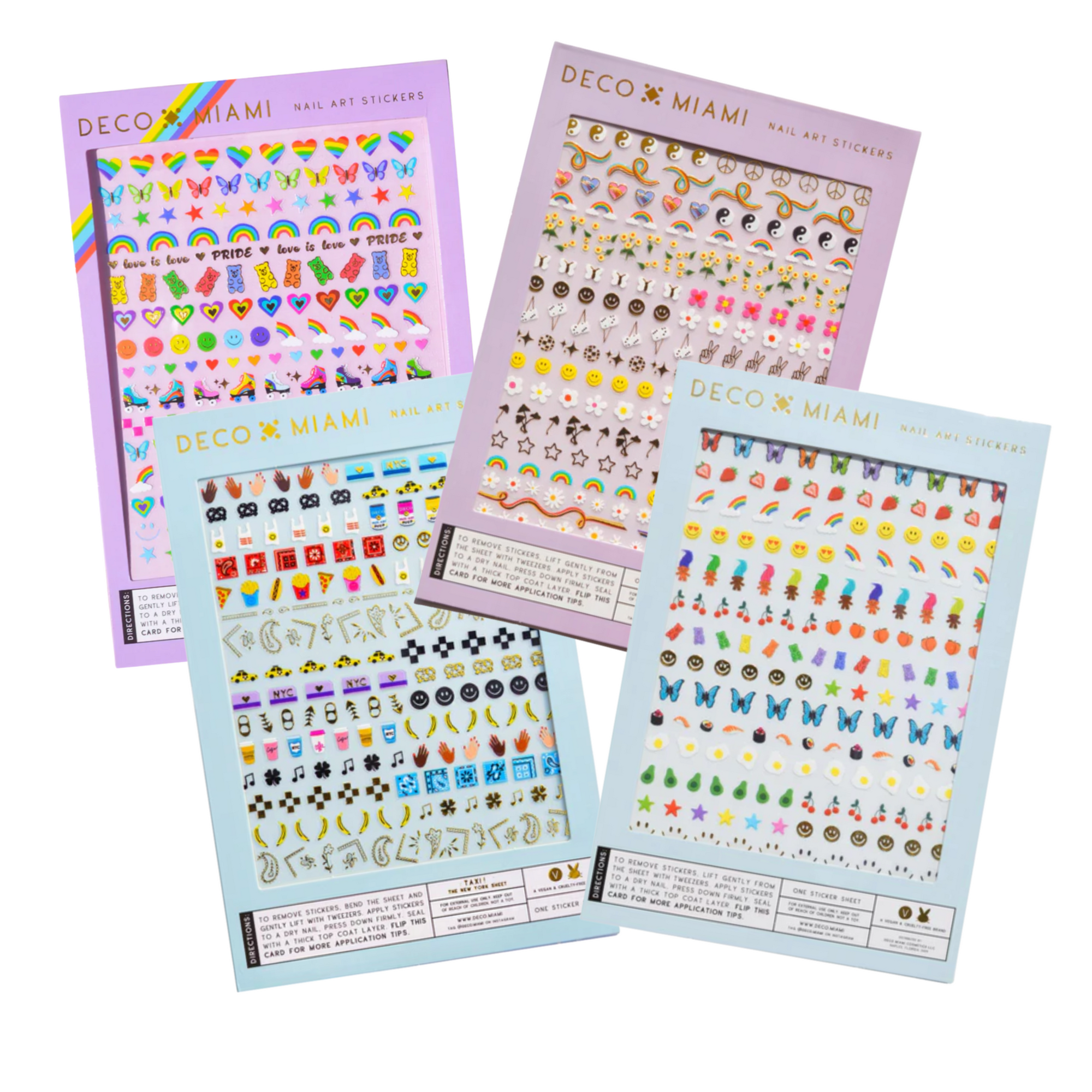 Deco Miami Nail Art Stickers