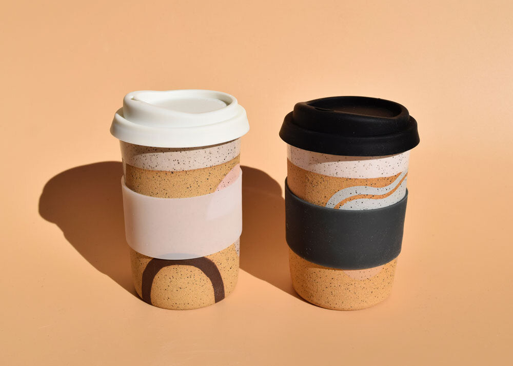 Christi Ahee Neutral Doodle Travel Cup