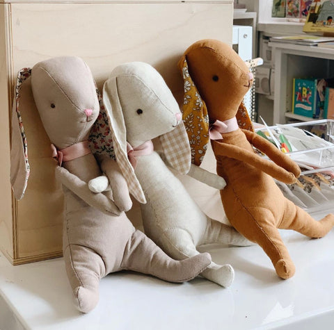 Stuffed Linen Bunny