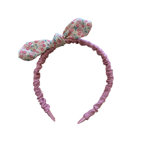 Kids Floral Bow Headband