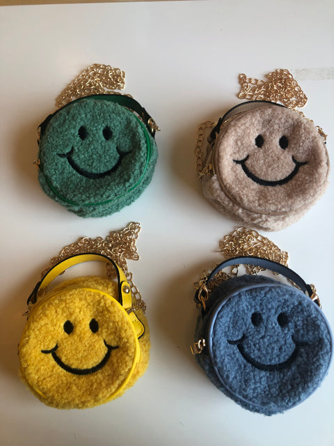 Smiley Plush Purse