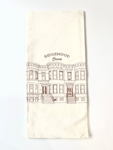 Ridgewood Rowhouse Tea Towel