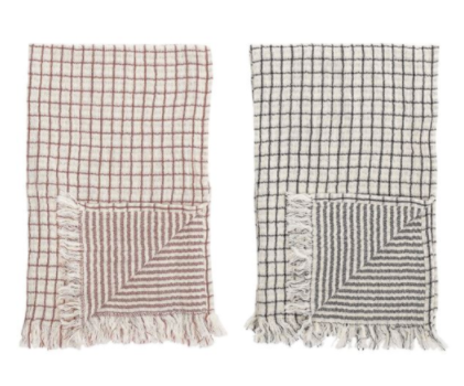 Cotton Grid Kitchen Towel