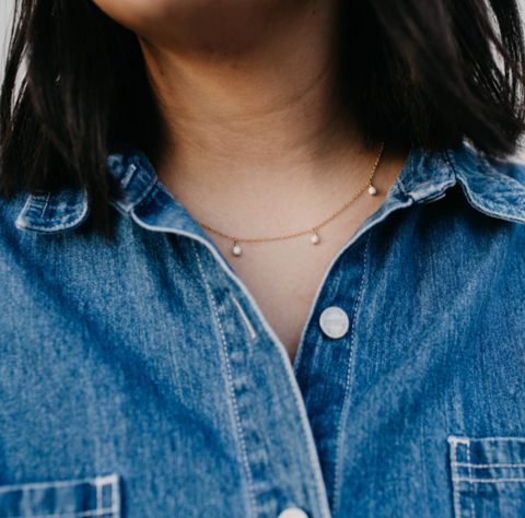 Pearl Dangle Necklace