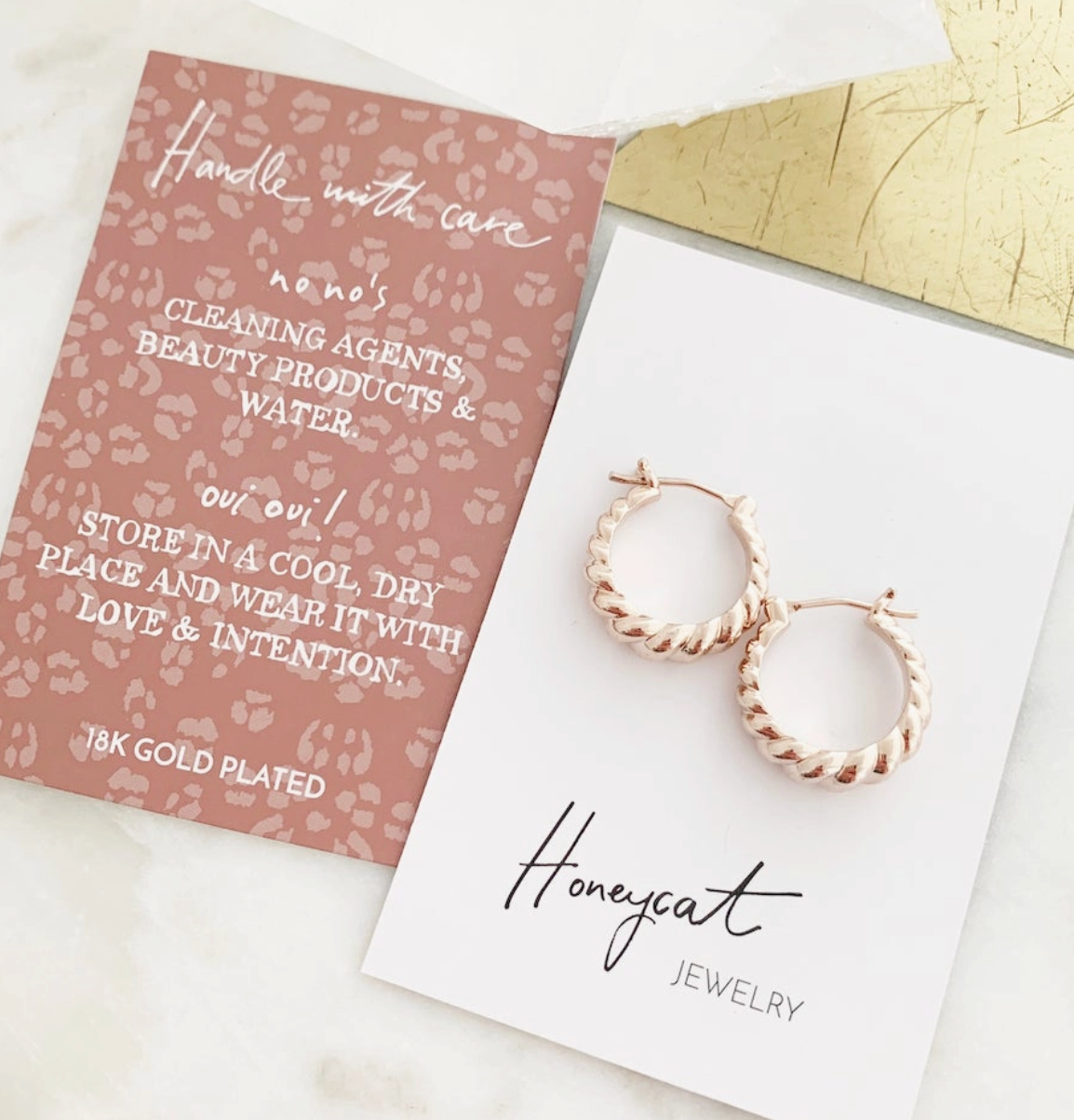 Croissant Gold Hoops