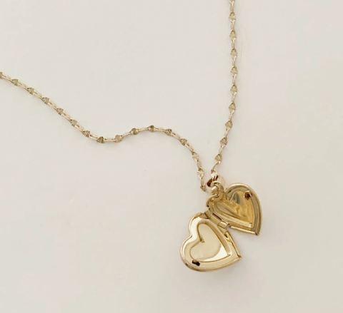 Golden Heart Locket