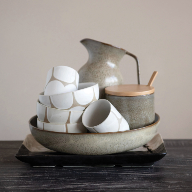 Scalloped Handpainted Tumbler