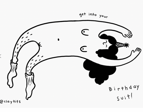 B-Day Suit Card