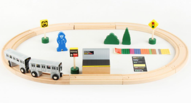 MTA Wooden Train Set - Stay Forever