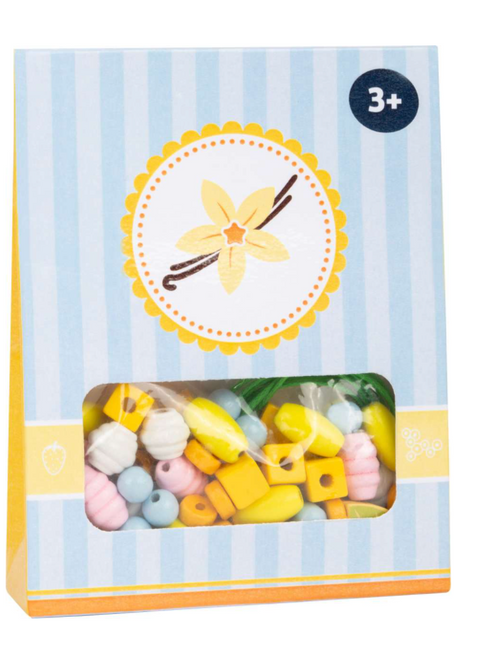 Small Foot Wooden Bead Threading