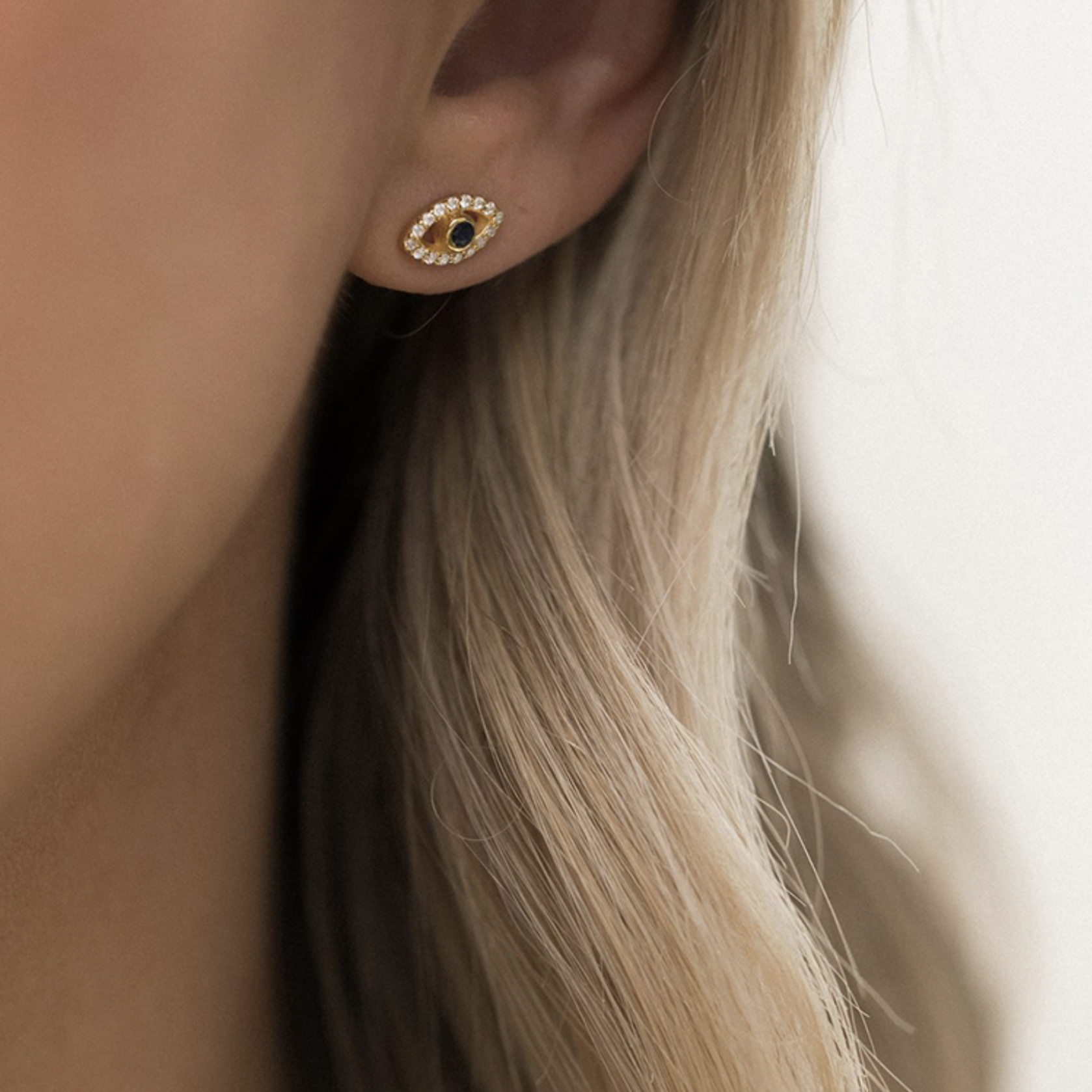 Protection Eye Stud Earrings