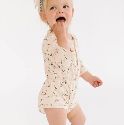 The Cotton Onesie in Floating Tulips