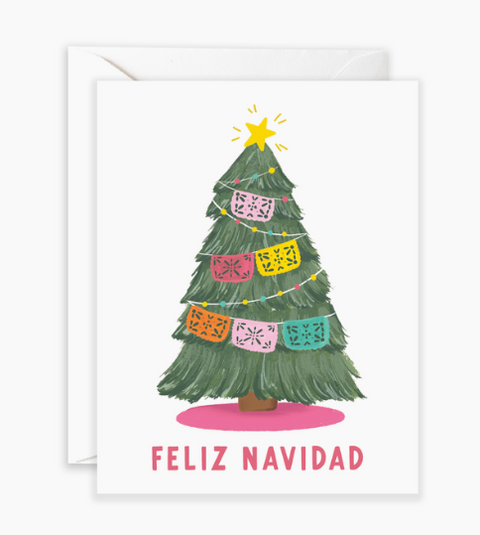 Papel Picado Navidad - Feliz Navidad Card