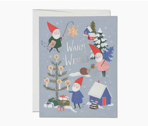 Holiday Gnomes Card (Boxed set of 8)
