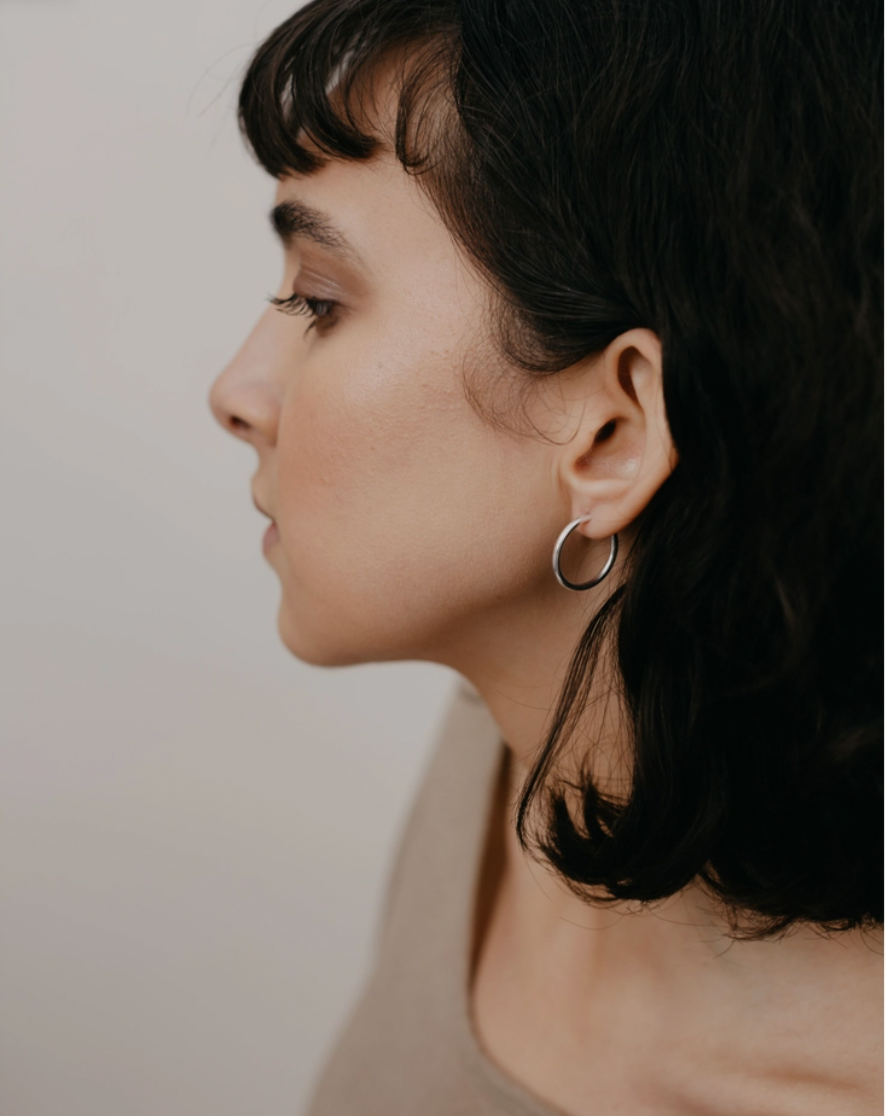 Thick Small Hoop  Gold Filled