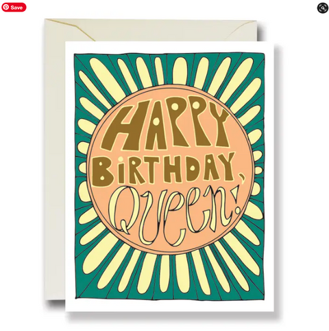Happy Birthday Queen Card