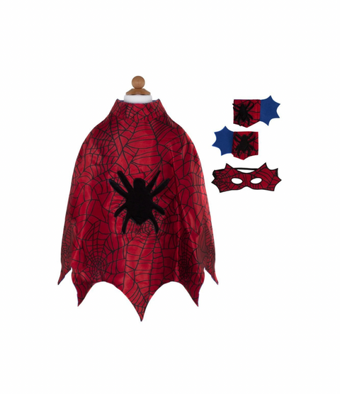 Spider Cape with Mask & Wristbands